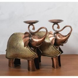 Unique Elephant Tea Light Holder (Set of 2)
