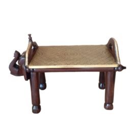Handcrafted Wooden Side Table Set