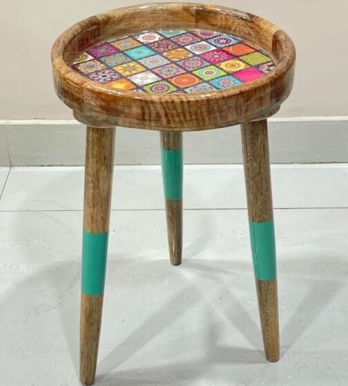 Wooden Side Table for Home Decor - Image 5