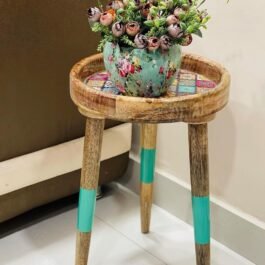Wooden Side Table for Home Decor