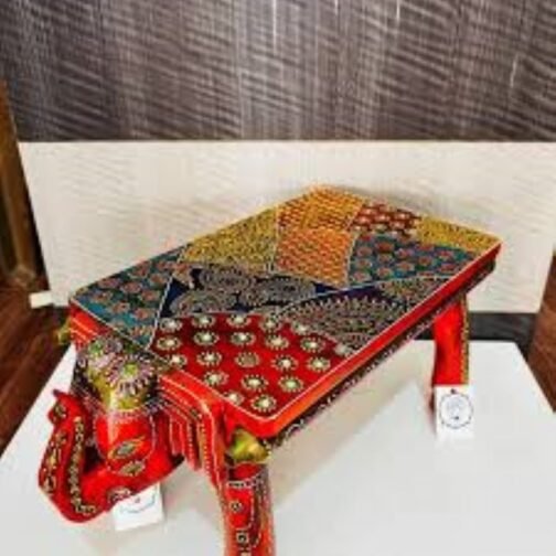 Rajasthani Home Decor Handicrafts Side Table - Image 2