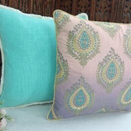 Cozy Cotton Cushion Cover with Floral Design