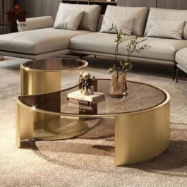 Elegant Golden Center Table for Stylish Home