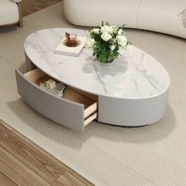 Oval shape Storage Center Table