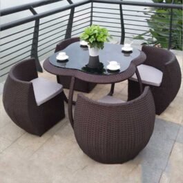 Comfy Garden Chair Set for 4 Peoples
