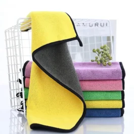 High-Quality 2-in-1 Microfiber Cleaning Towel