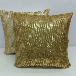 Gold Sequin Pillow Covers for Luxe Home Decor