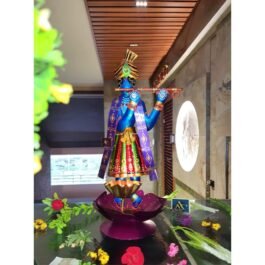 Artistic Colorful Modern Standing Krishna Tealight Holder