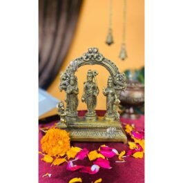 Beautiful Brass Ram Darbar Idol