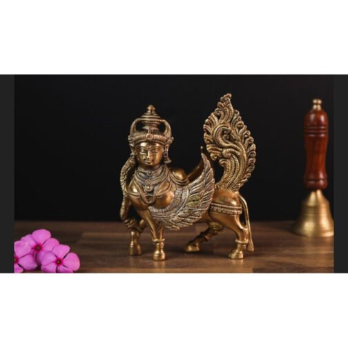 Brass Holy Kamdhenu Statue