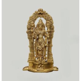 Brass Lord Vishnu with Lord Garuda Pedestal Statue