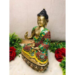 Brilliant Buddha Brass Sculpture