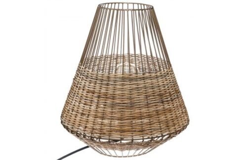 Brown Cane Single Hanging Lamp - Image 3