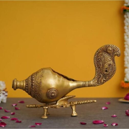 Decorative Brass Conch Artistic
