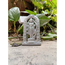 Exquisite Ram Lalla Resin Figurine | Silver