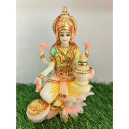 Fantastic Marble Goddess Lakshmi Statue