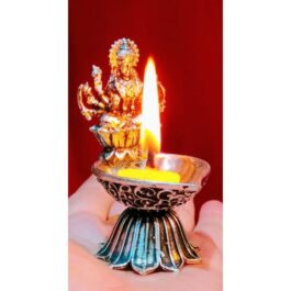 German Silver Pooja Diya