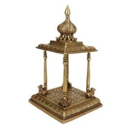 Handcrafted Brass Temple Pooja Mandir for Home