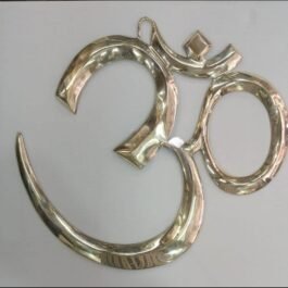 Handcrafted Metal Brass Wall Hanging Om