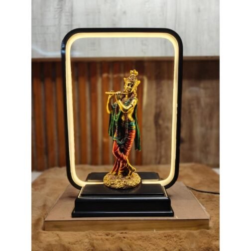 Lord Krishna Decorative Statue with LED