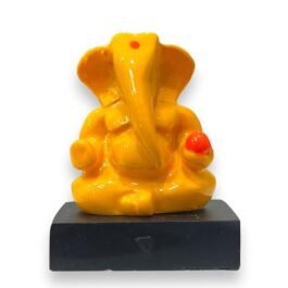 Radiant Ceramic Ganesha Figurine | Yellow