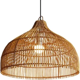 Rattan Dome Lamp for Stylish Lighting