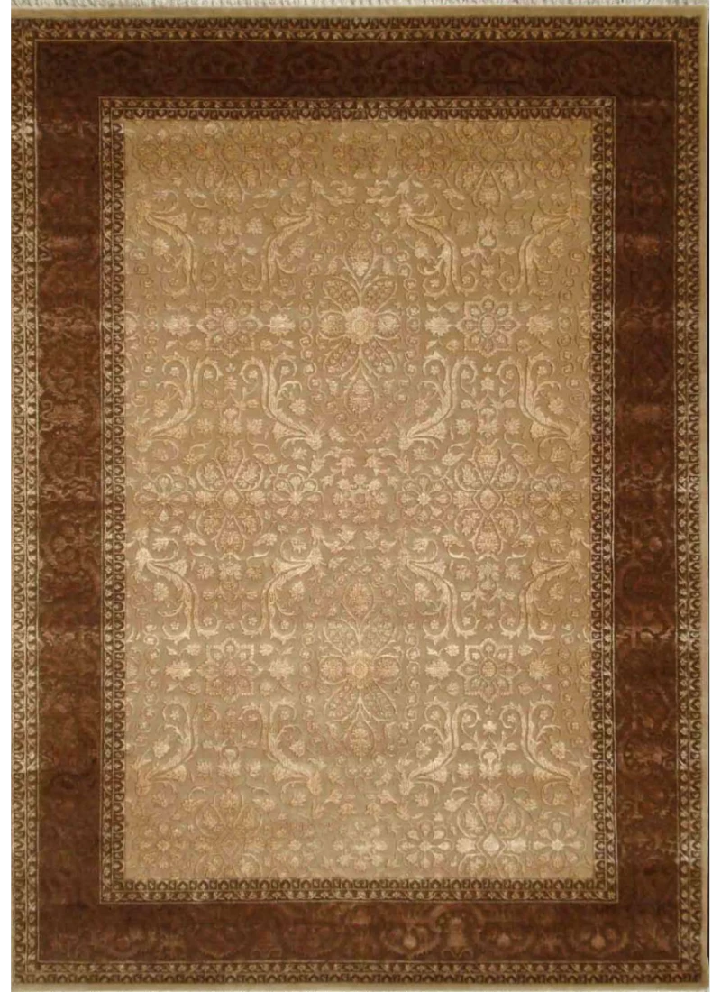 Handwoven Wool, cotton Silk Carpet Collection