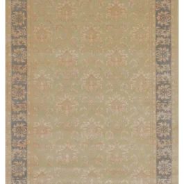 Hand Knotted Wool Carpet For Living Place