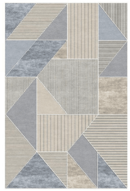 Stylish Wool & Viscose Bamboo Silk Ternion Rug - Image 4