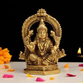 Splendid Brass Mahalakshmi Idol