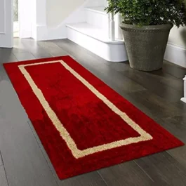 Stylish Red Wool Runner Carpet – Exceptional Durability