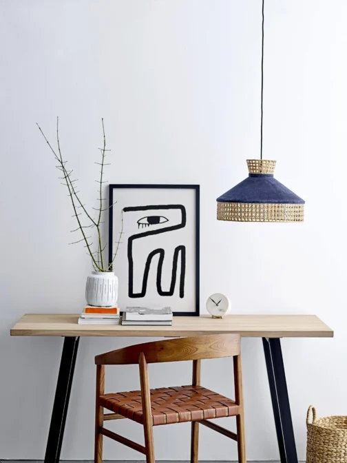 Rattan Tapered Pendant Shade - Image 2