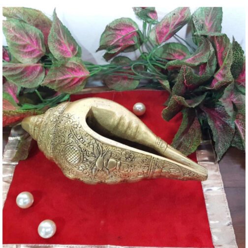 Vishwaroopam Brass Lord Vishnu Conch