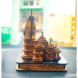 Wooden Ram Mandir 3D Replica Artifact