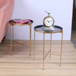 Metal Table Set for Chic Home Decor