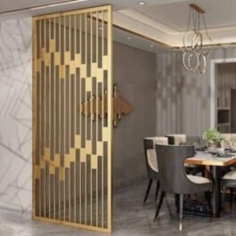 Stunning Golden Room Divider for Dining Room