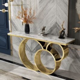 Stylish Stainless Steel Console Table