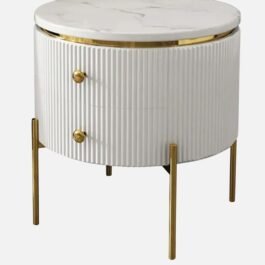 White Round Side Table: Elegant Space-Saving Solutions