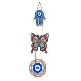 Butterfly Evil Eye Wall Hanging for Home Decor